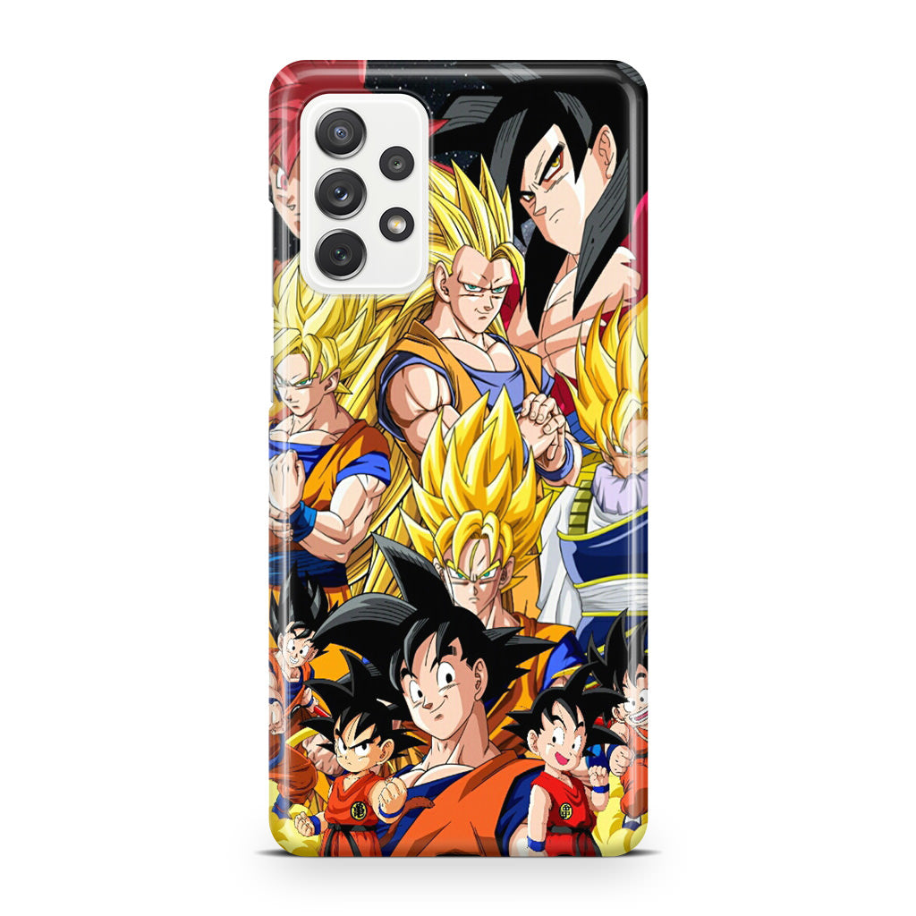 Dragon Ball Z Son Goku Transformation Galaxy A32 / A52 / A72 Case