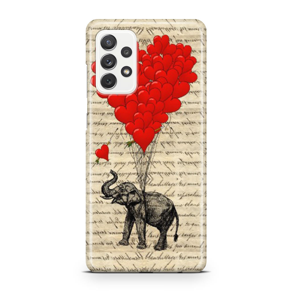 Elephant And Heart Galaxy A32 / A52 / A72 Case