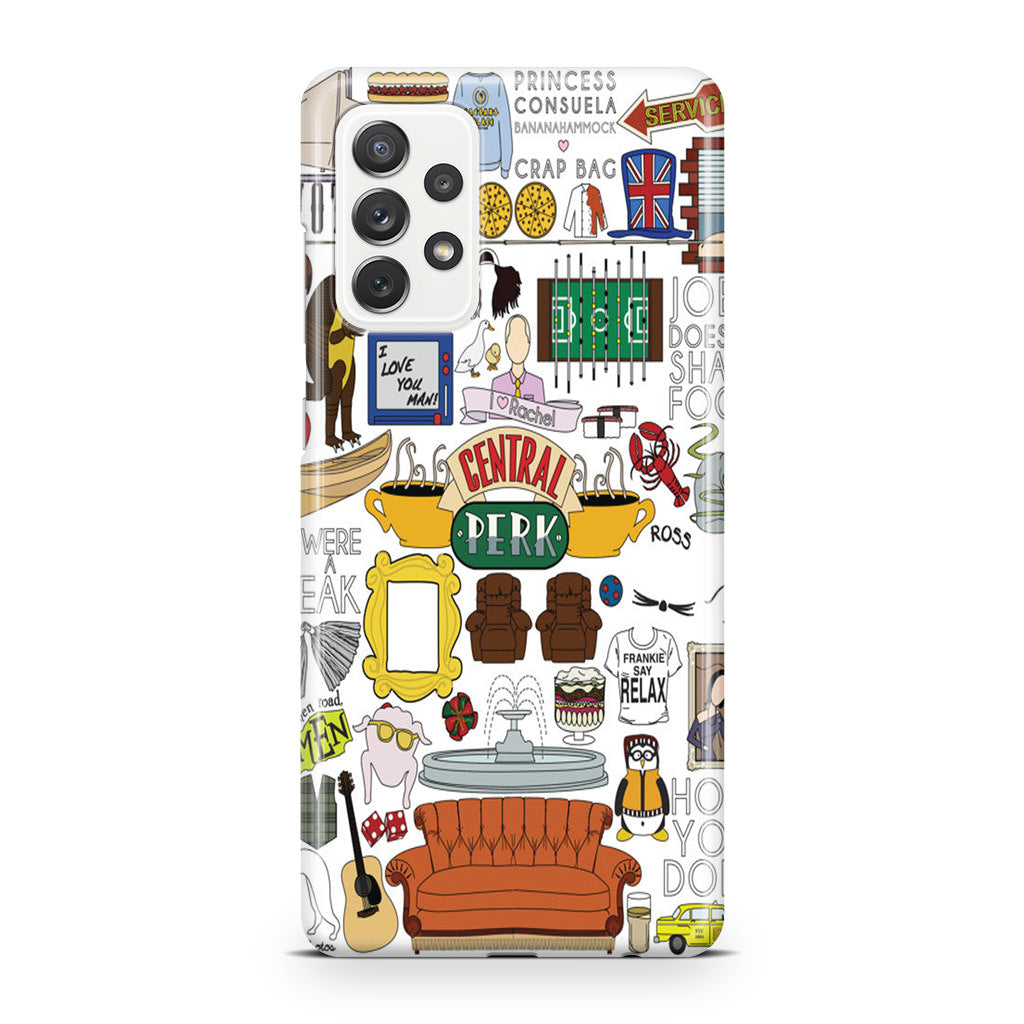 Friends TV Show Central Perk Sticker Galaxy A23 5G Case