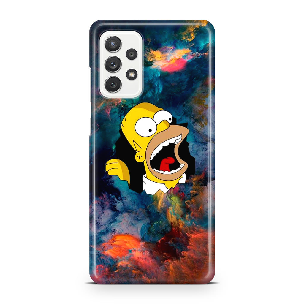 Homer Behind The Black Hole Galaxy A32 / A52 / A72 Case