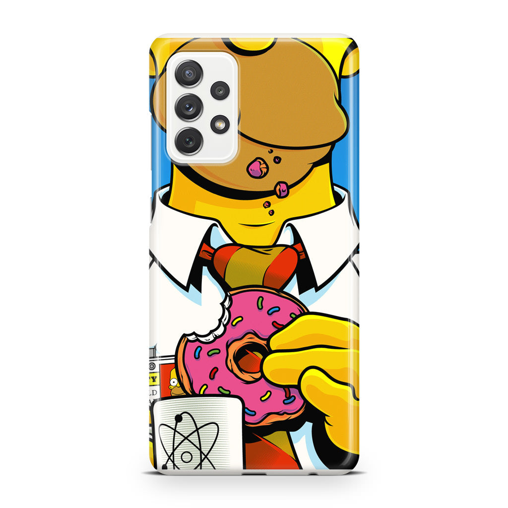 Homer Eats Donut Galaxy A32 / A52 / A72 Case