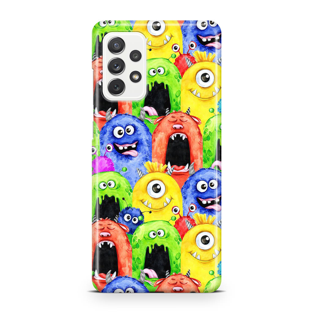 Monster Watercolor Art Galaxy A32 / A52 / A72 Case