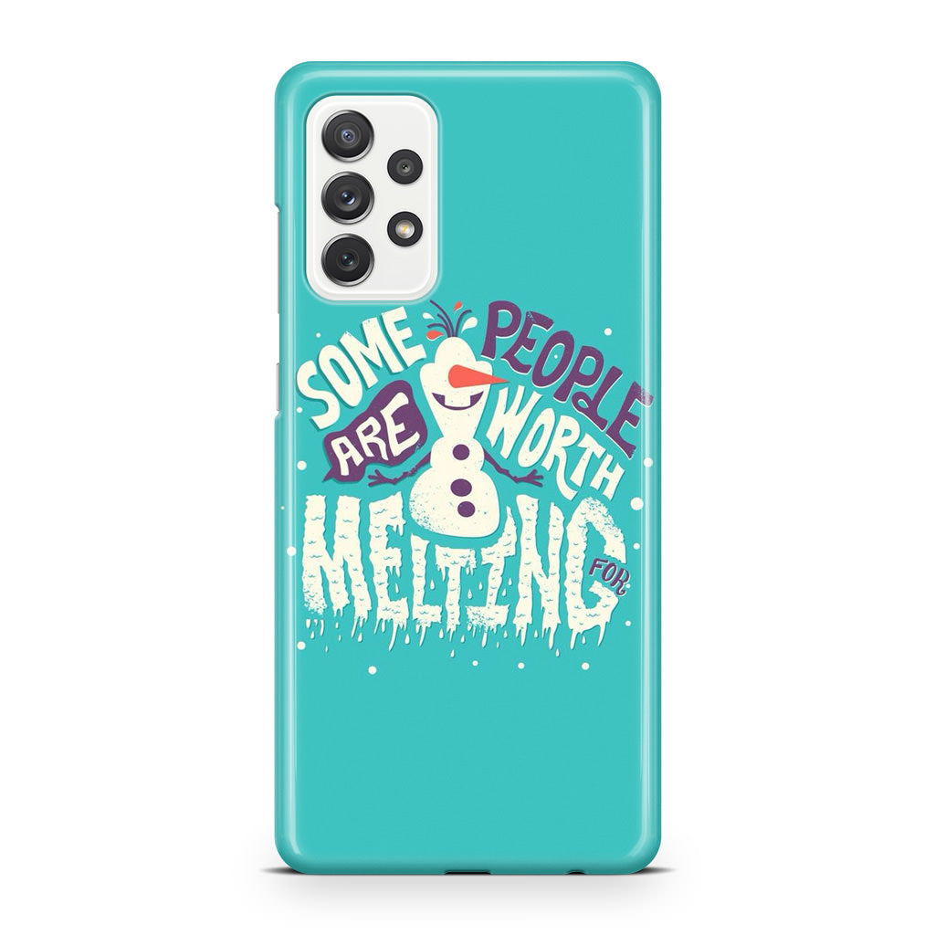 Olaf Frozen Is Melting Galaxy A32 / A52 / A72 Case