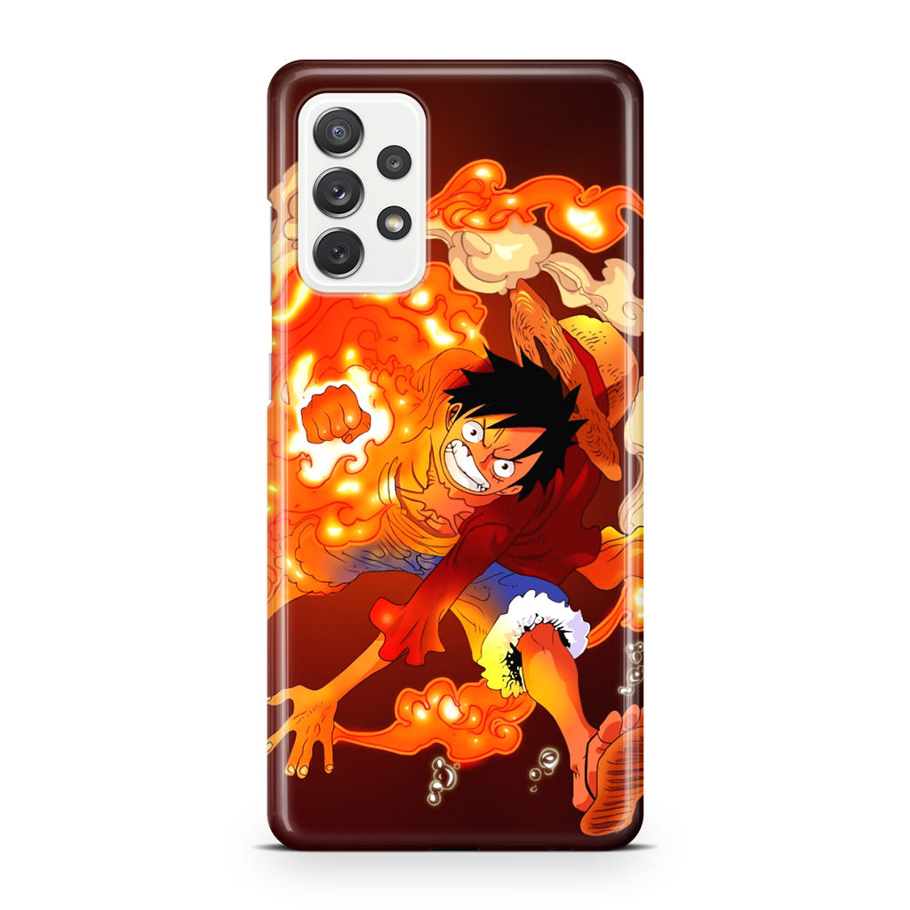 One Piece Luffy Red Hawk Galaxy A32 / A52 / A72 Case