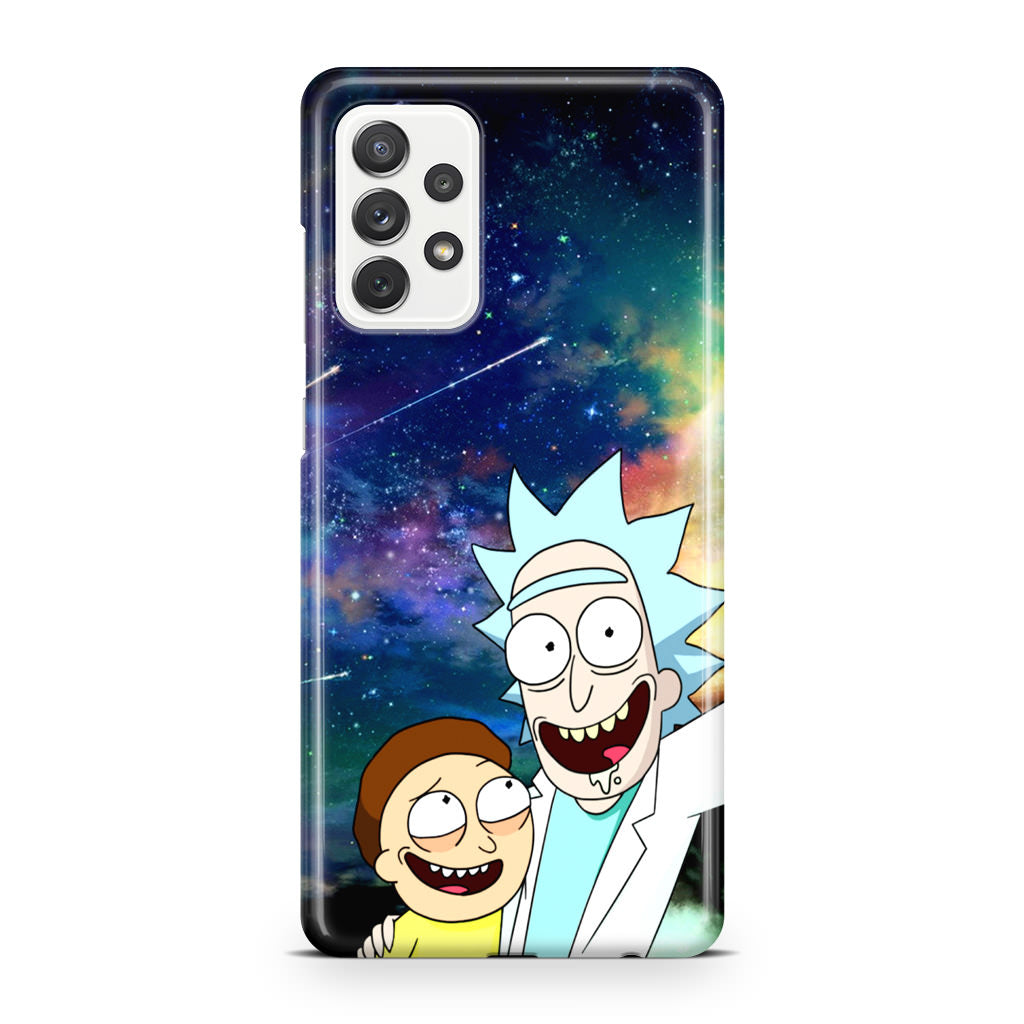 Rick And Morty In The Space Galaxy A32 / A52 / A72 Case