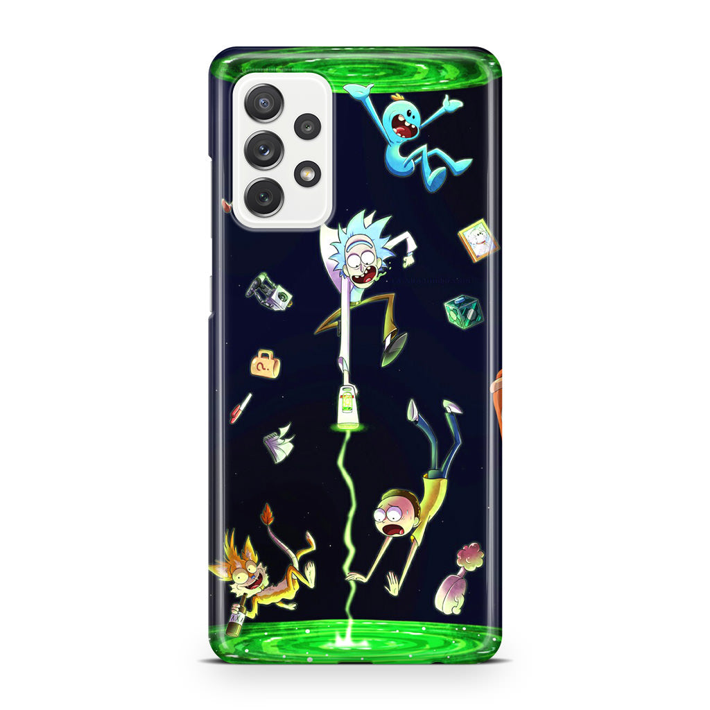 Rick And Morty Portal Fall Galaxy A32 / A52 / A72 Case