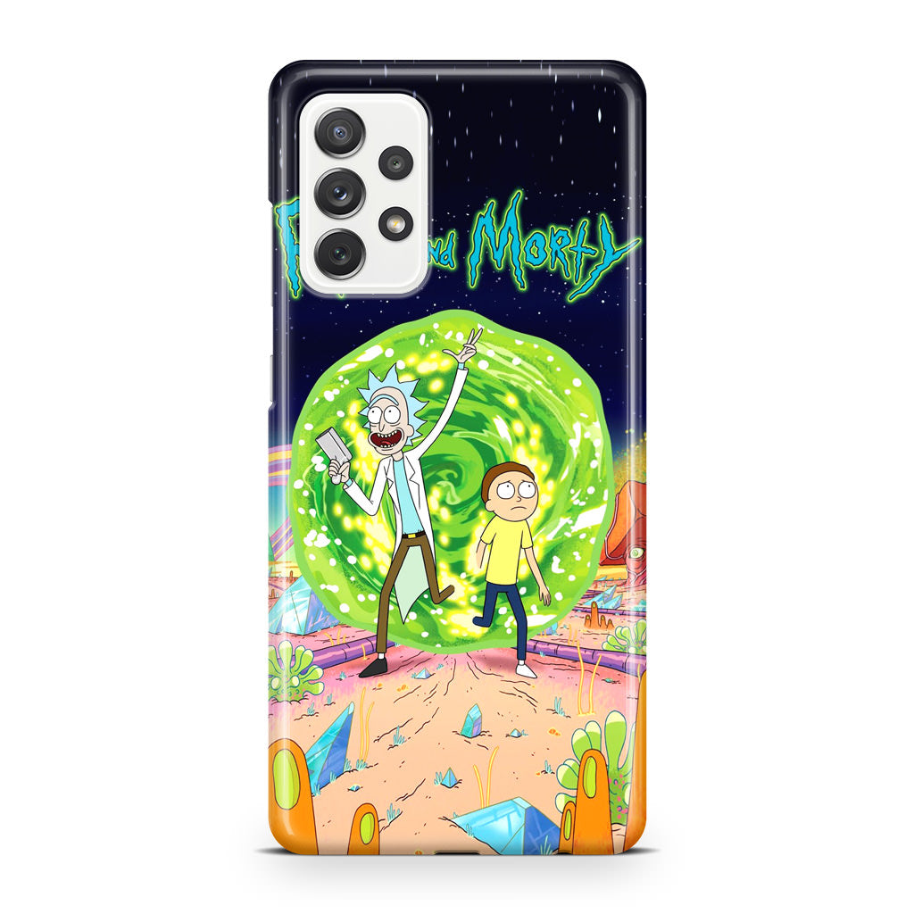 Rick And Morty Portal Gun Galaxy A32 / A52 / A72 Case