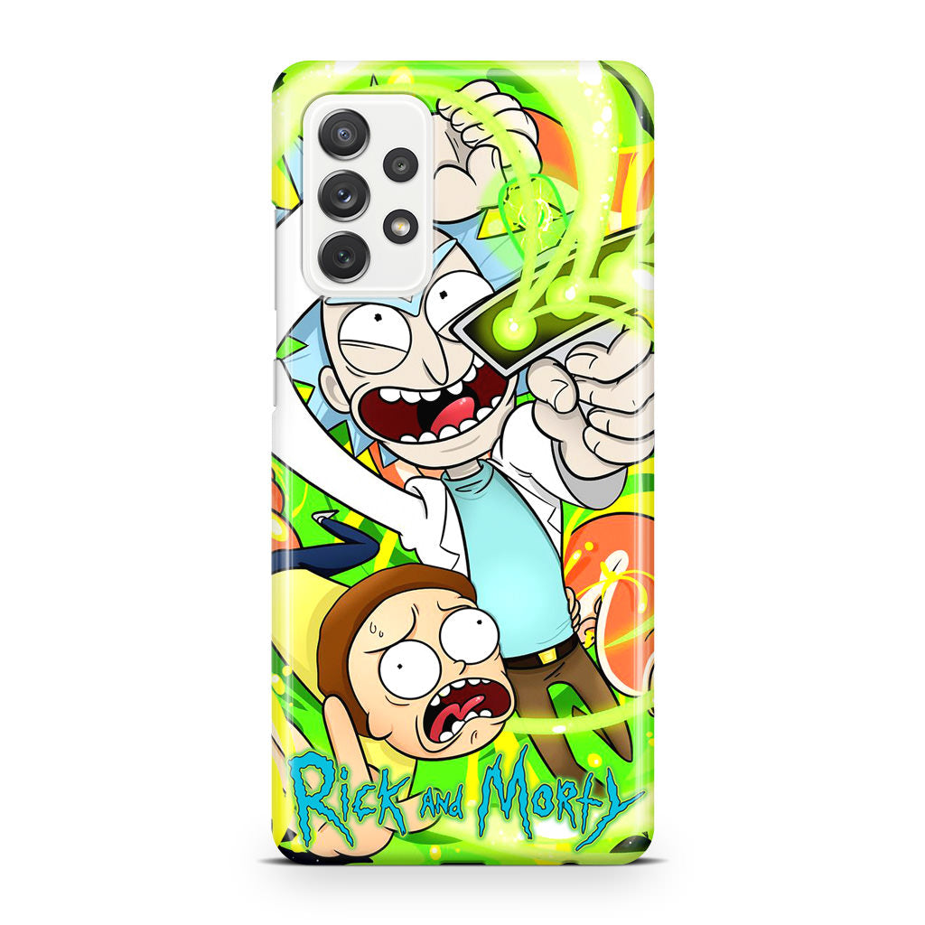 Rick And Morty Shoot Portal Gun Galaxy A32 / A52 / A72 Case