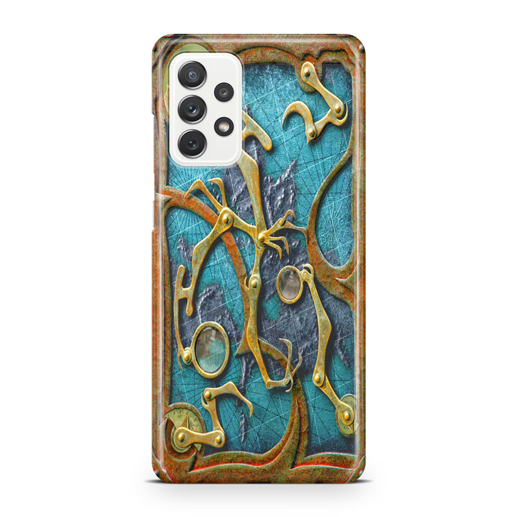 Steampunk Book Cover Galaxy A32 / A52 / A72 Case