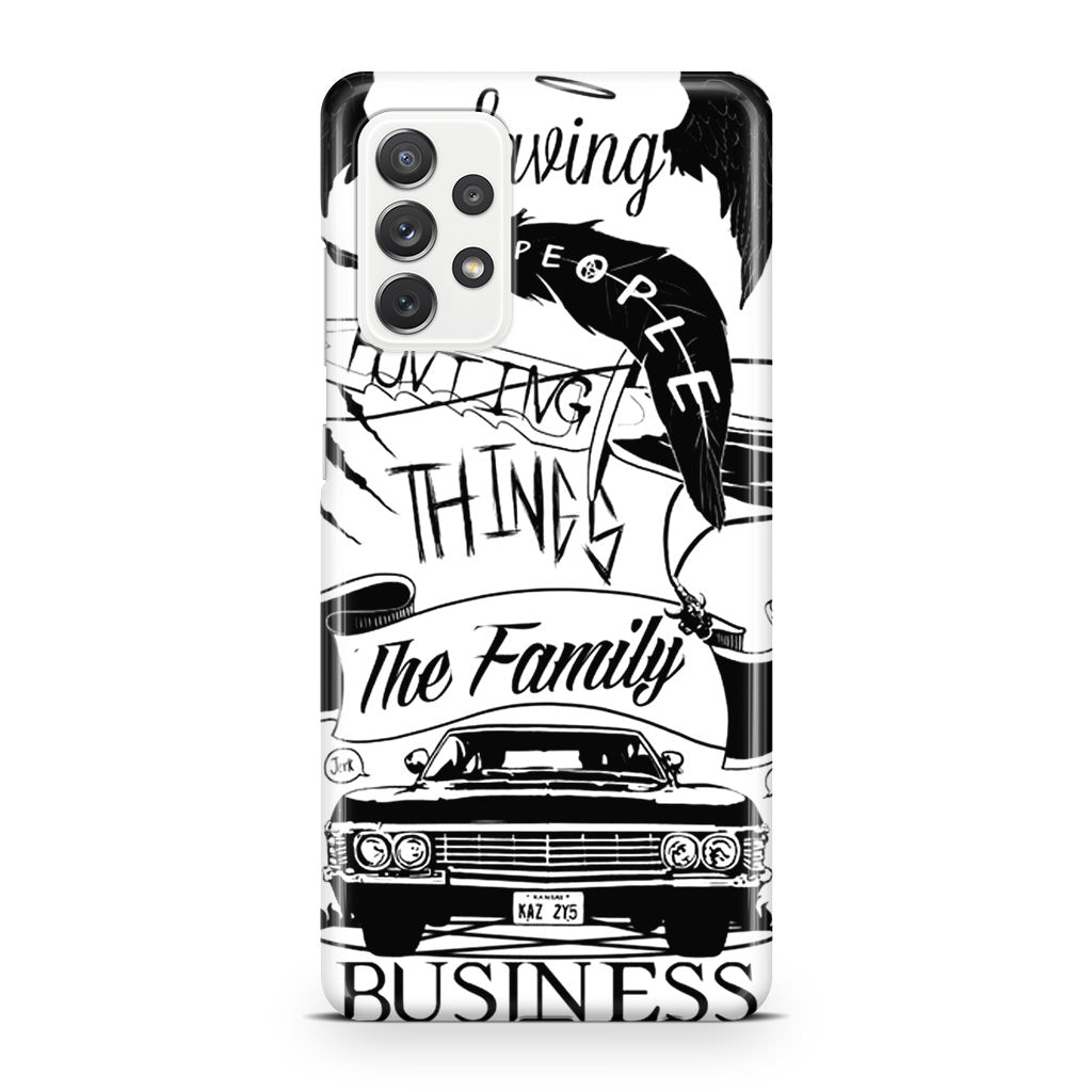 Supernatural Family Business Saving People Galaxy A32 / A52 / A72 Case