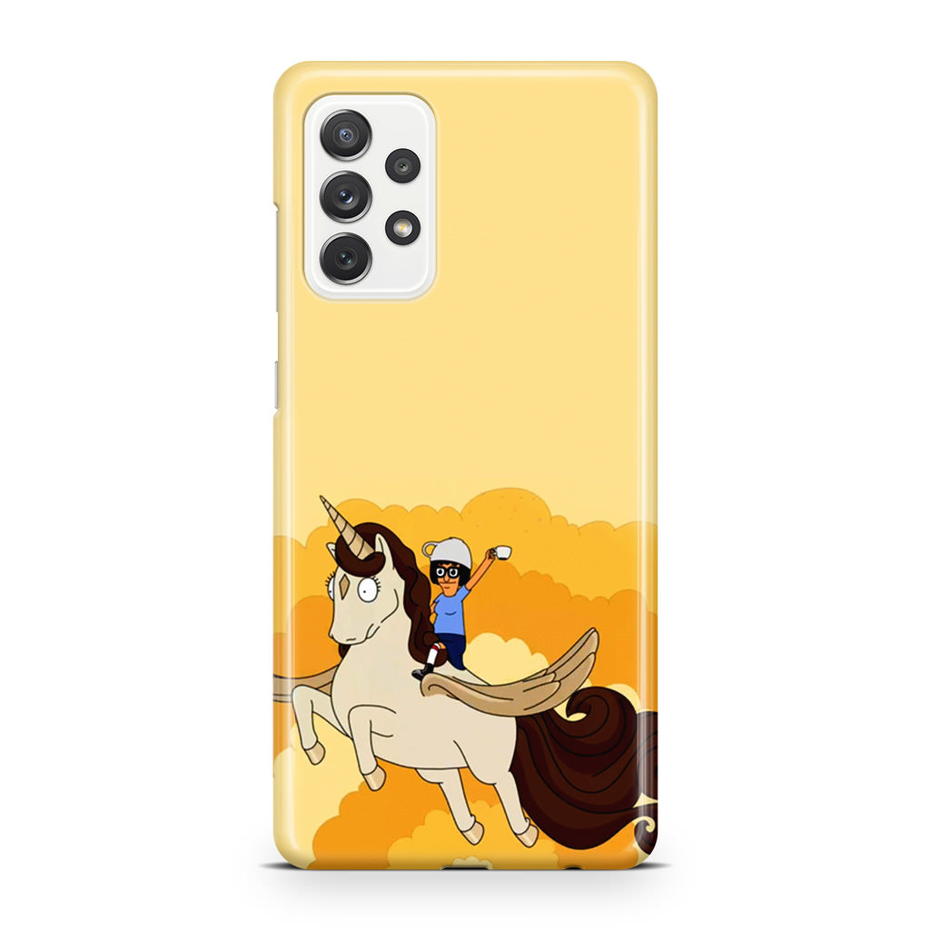 Tina Belcher And Unicorn Galaxy A32 / A52 / A72 Case