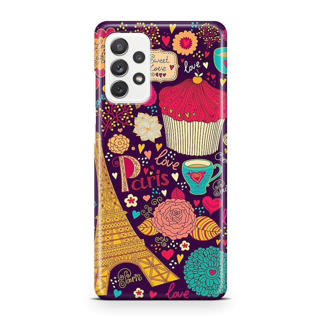 Vintage Love In Paris Galaxy A32 / A52 / A72 Case