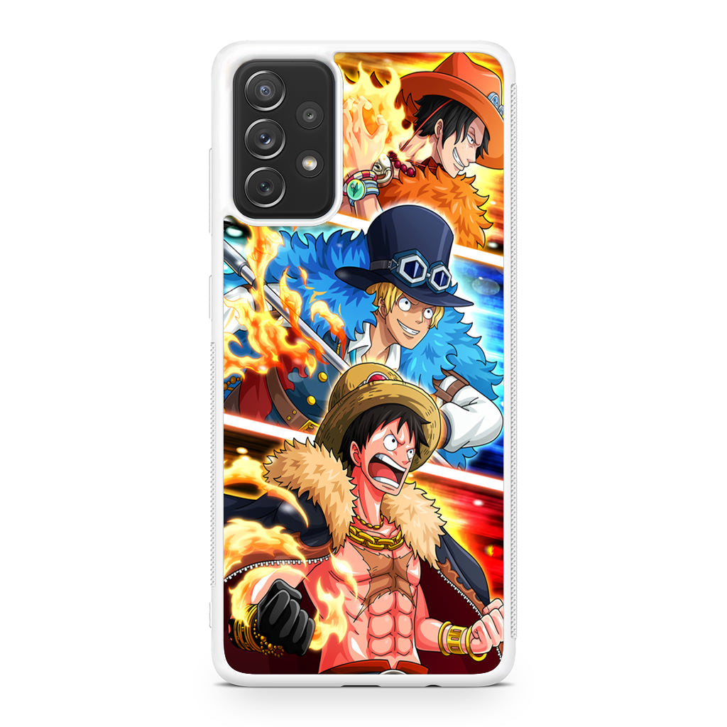 Ace Sabo Luffy Galaxy A32 / A52 / A72 Case