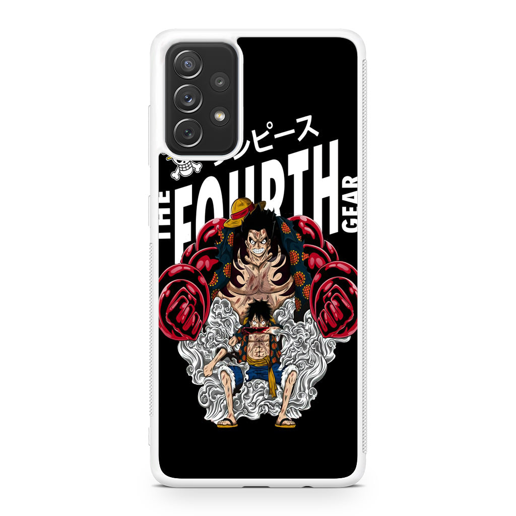 Luffy The Fourth Gear Black Galaxy A32 / A52 / A72 Case