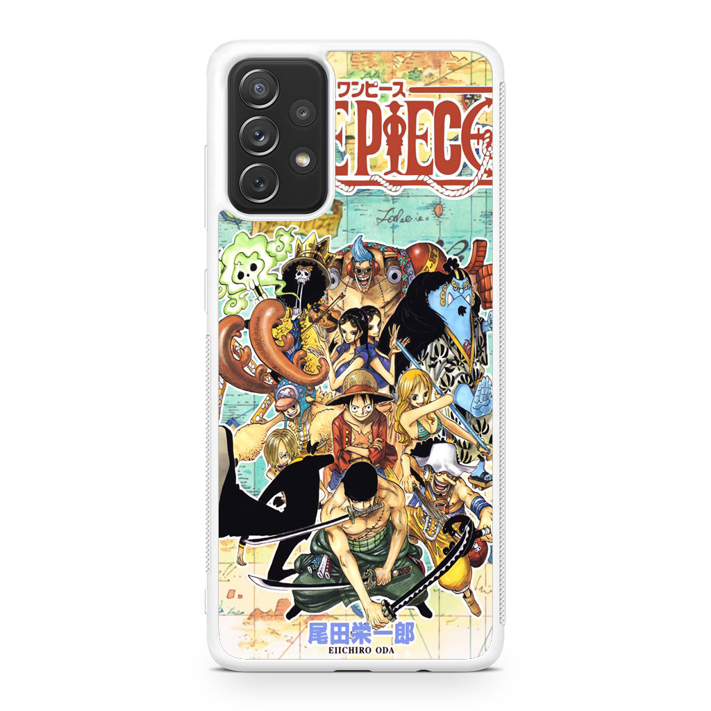 One Piece Comic Straw Hat Pirate Galaxy A23 5G Case
