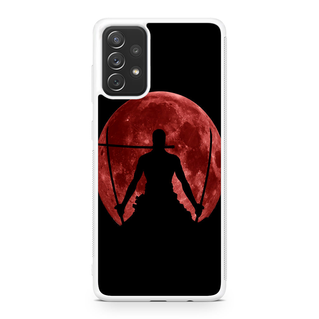 Silhouette Of Zoro In Santoryu Mode Galaxy A23 5G Case