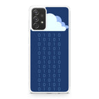 Abstract Binary Minimalist Galaxy A32 / A52 / A72 Case