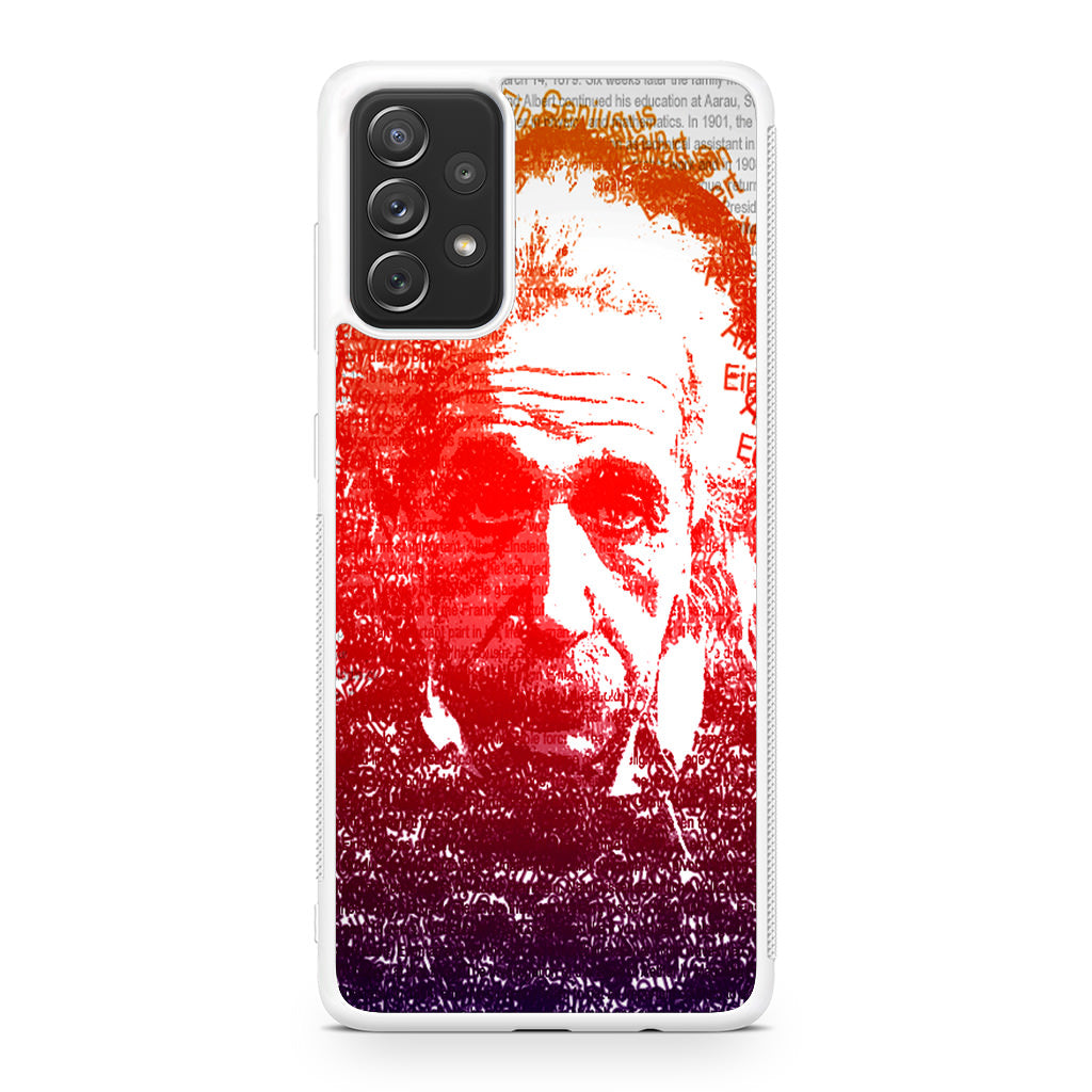 Albert Einstein Art Galaxy A32 / A52 / A72 Case