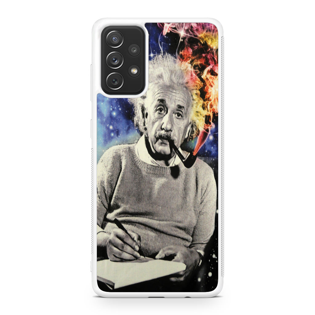 Albert Einstein Smoking Galaxy A32 / A52 / A72 Case