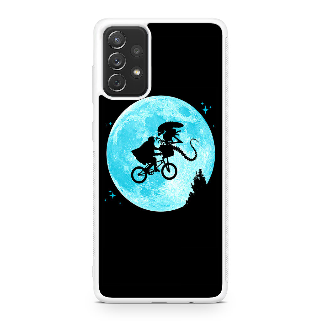 Alien Bike to the Moon Galaxy A32 / A52 / A72 Case