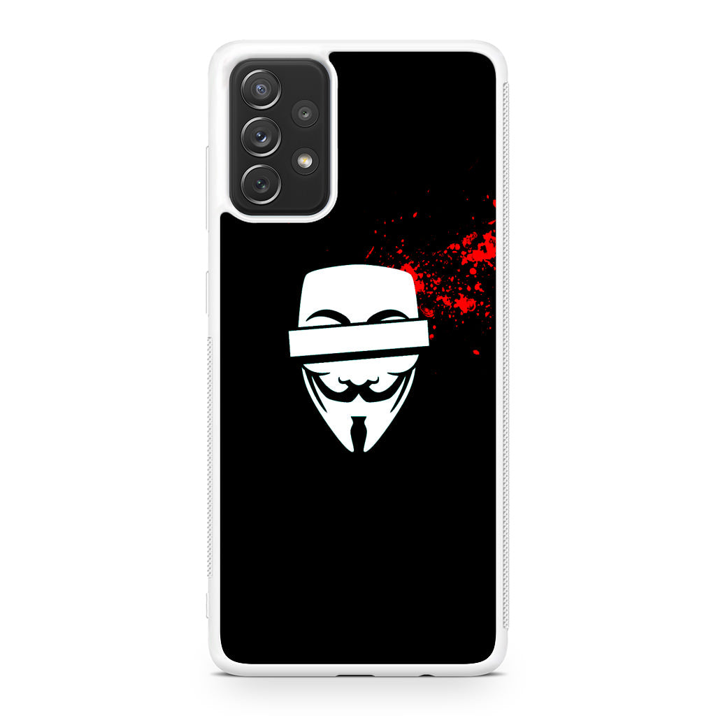 Anonymous Blood Splashes Galaxy A32 / A52 / A72 Case
