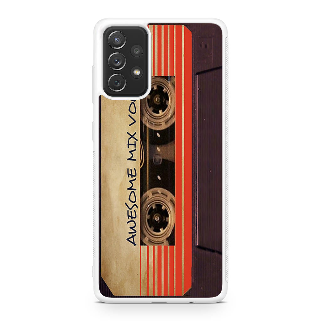 Awesome Mix Vol 1 Cassette Galaxy A32 / A52 / A72 Case