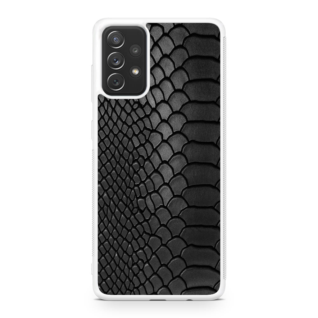 Black Snake Skin Texture Galaxy A32 / A52 / A72 Case