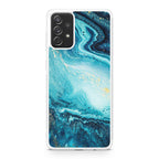 Blue Water Glitter Galaxy A32 / A52 / A72 Case
