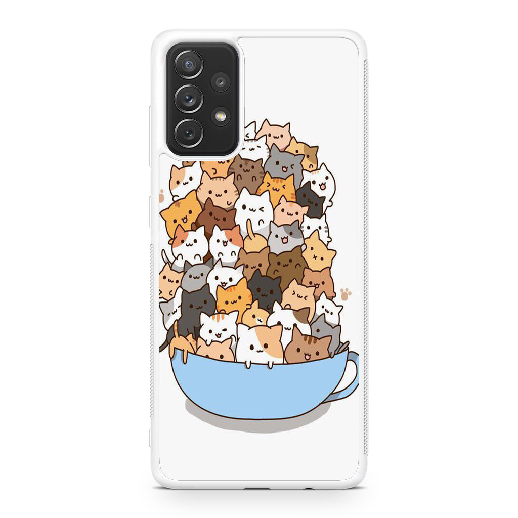 Cats on A Bowl Galaxy A23 5G Case