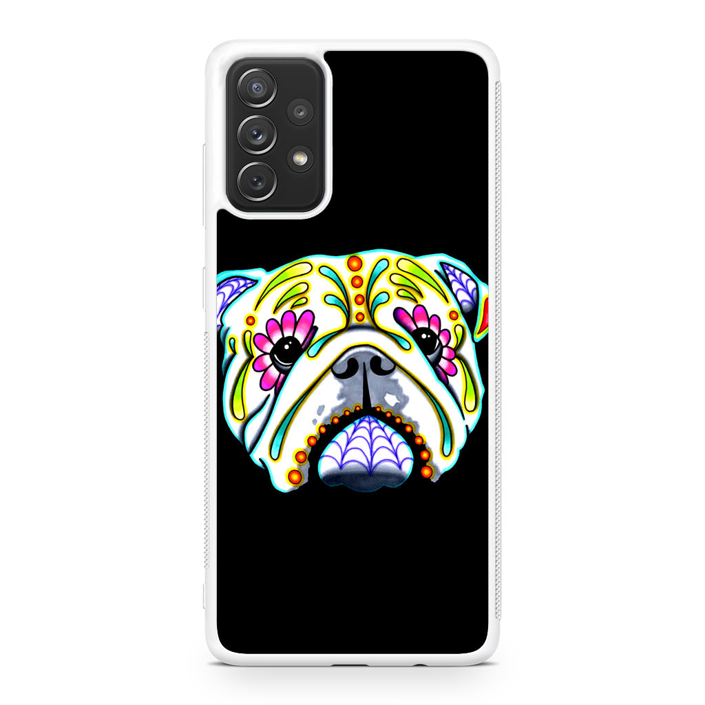 Colorful Bulldog Art Galaxy A32 / A52 / A72 Case