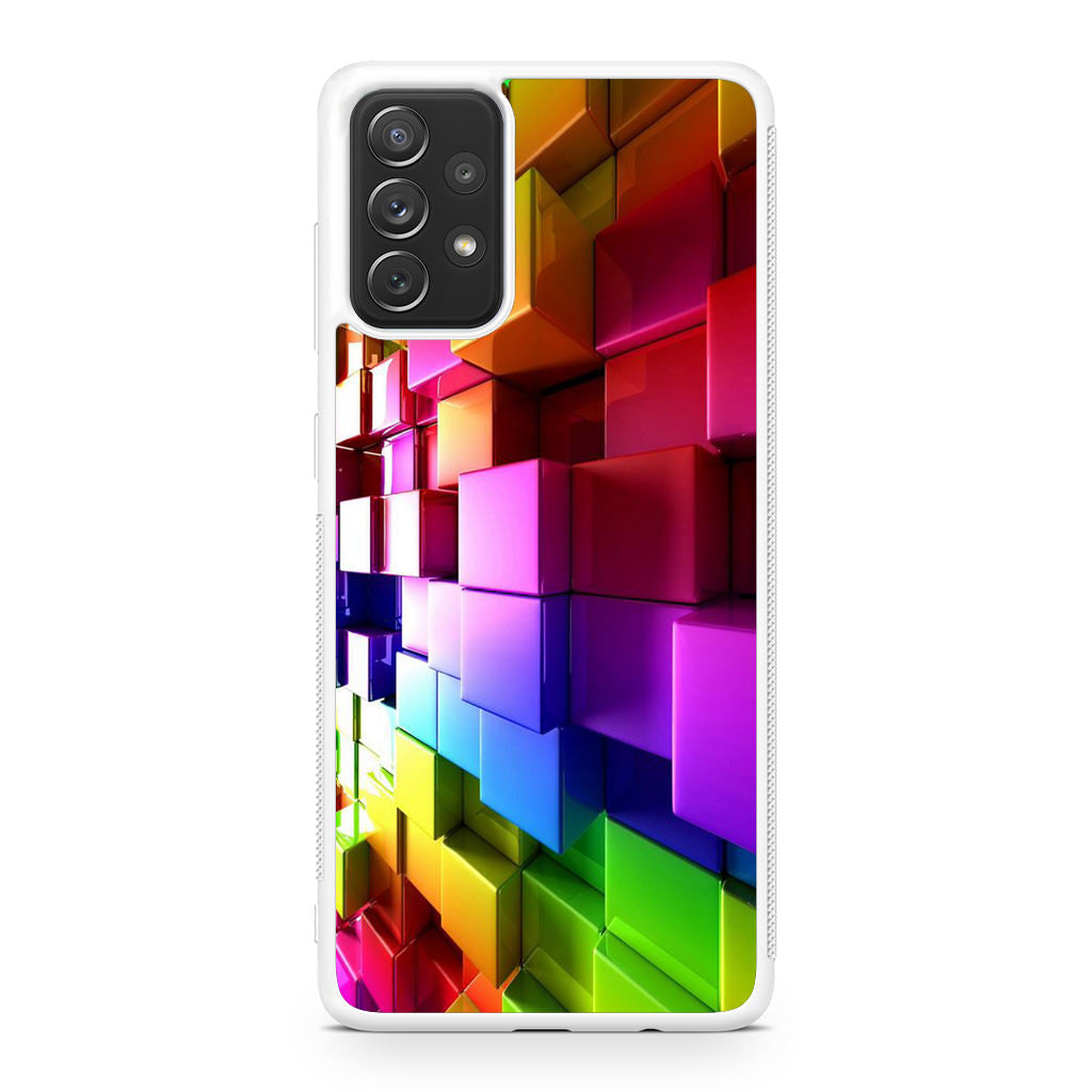 Colorful Cubes Galaxy A32 / A52 / A72 Case