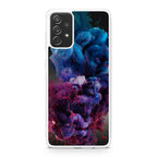 Colorful Dust Art on Black Galaxy A23 5G Case