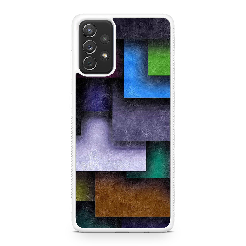 Colorful Rectangel Art Galaxy A32 / A52 / A72 Case