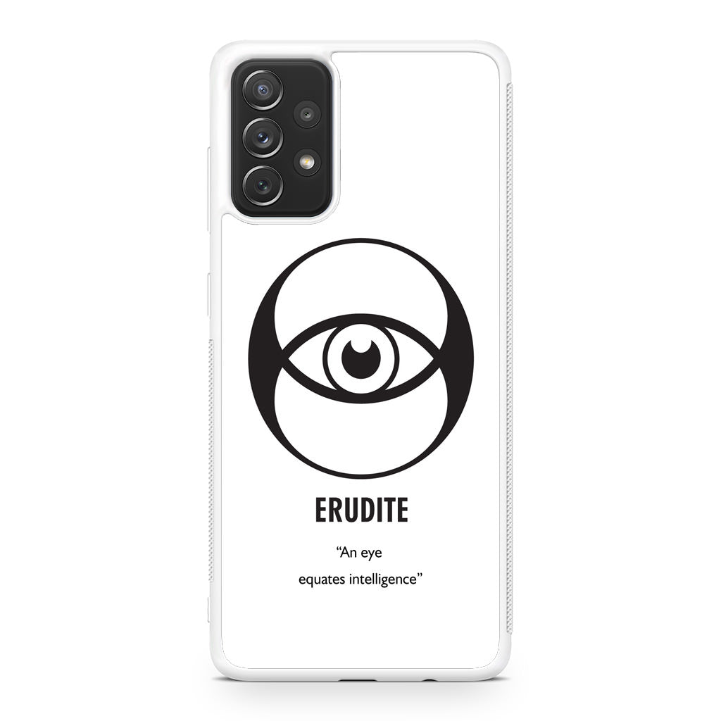 Erudite Divergent Faction Galaxy A32 / A52 / A72 Case