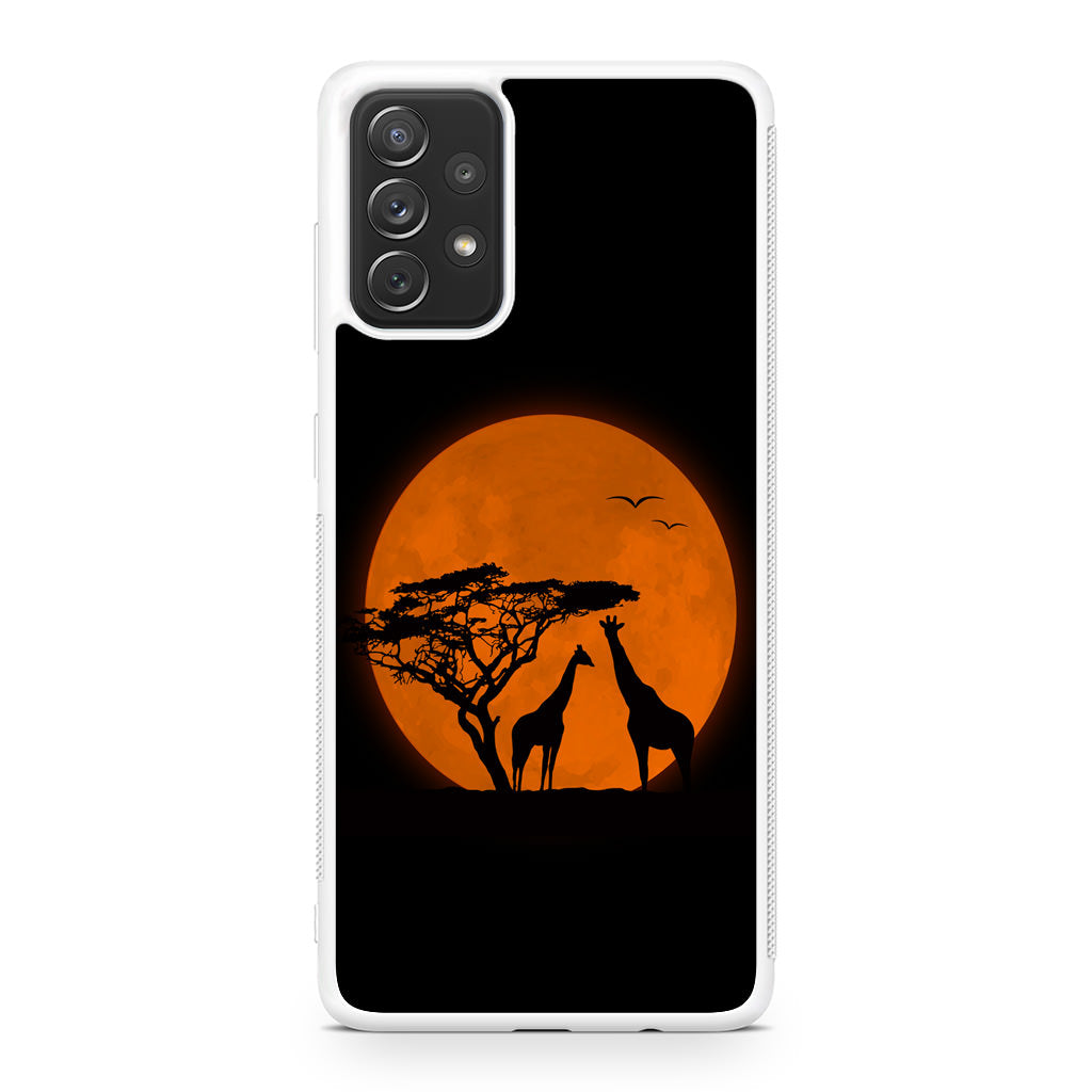 Giraffes Silhouette Galaxy A23 5G Case