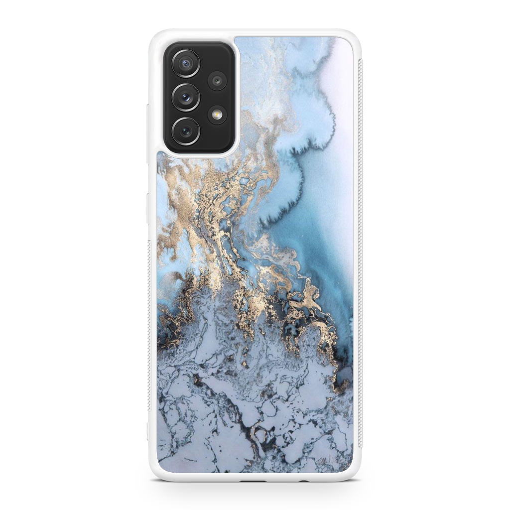 Golden Azure Marble Galaxy A23 5G Case
