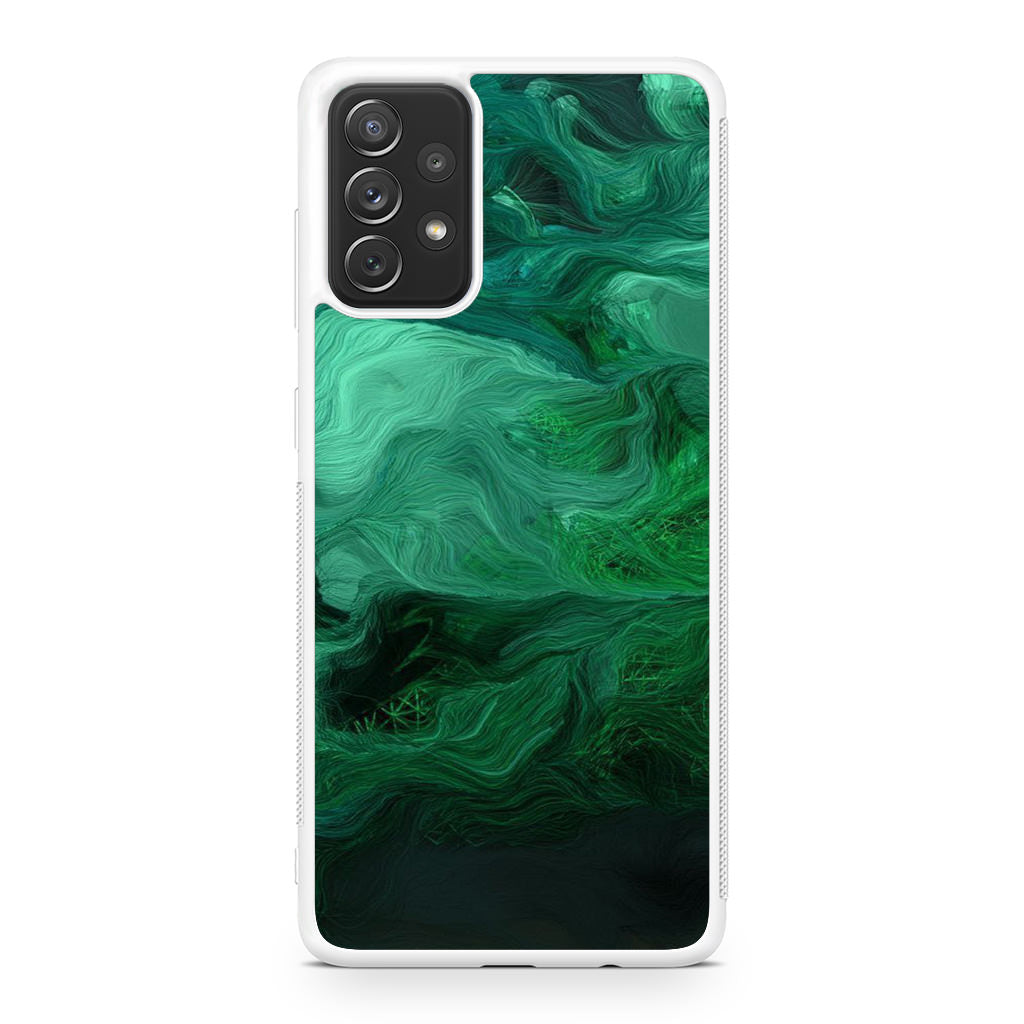 Green Abstract Art Galaxy A23 5G Case
