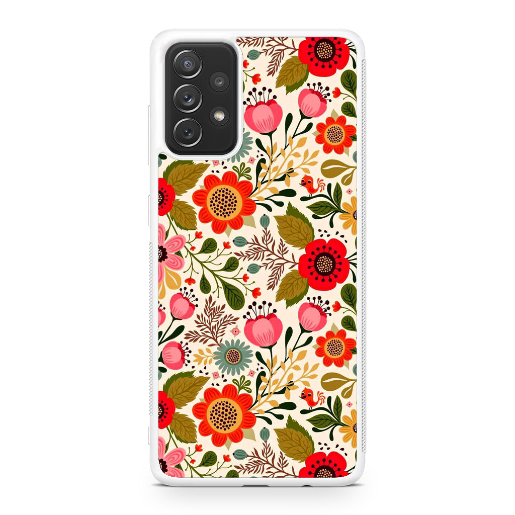 Hello Spring Pattern Galaxy A32 / A52 / A72 Case