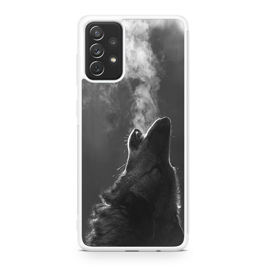 Howling Wolves Black and White Galaxy A23 5G Case