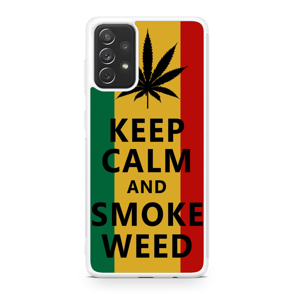Keep Calm And Smoke Weed Galaxy A23 5G Case