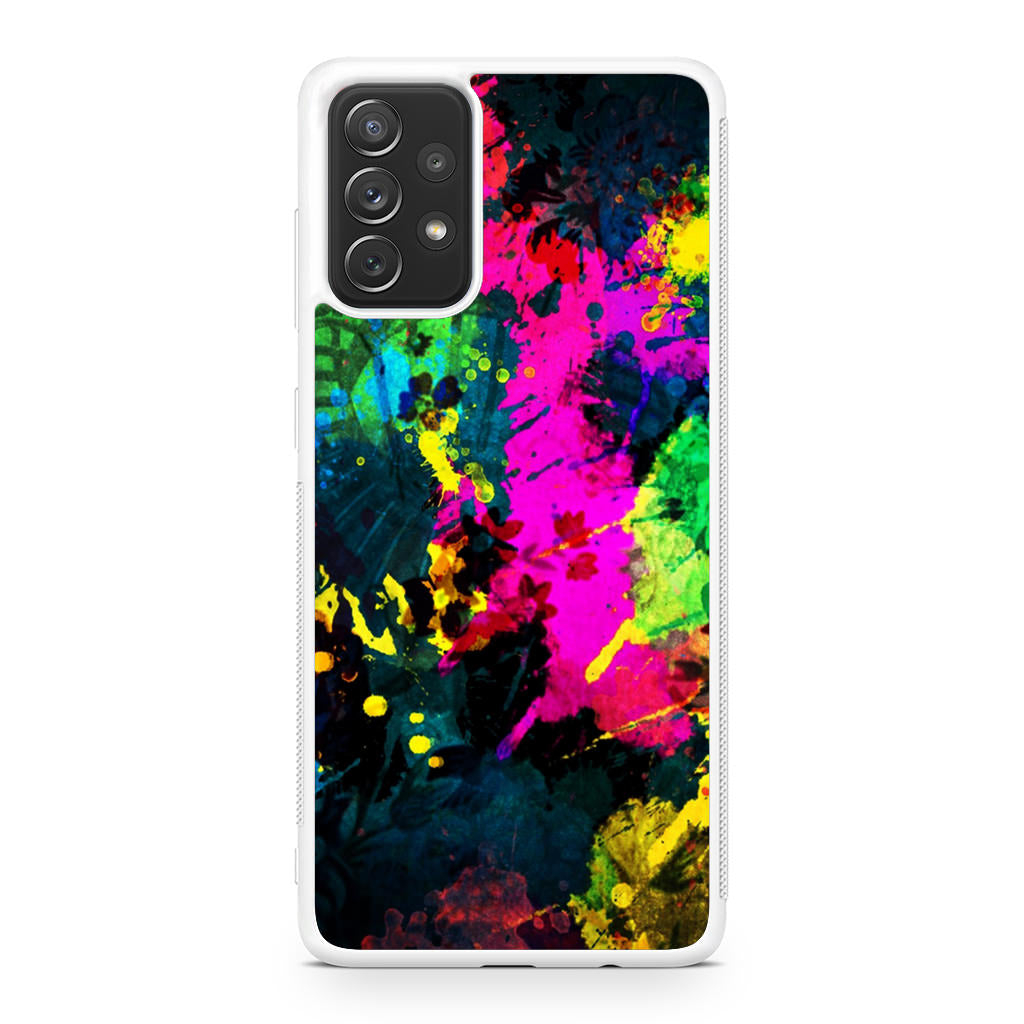 Mixture Colorful Paint Galaxy A23 5G Case