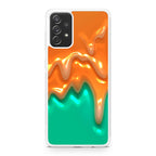 Orange Paint Dripping Galaxy A23 5G Case