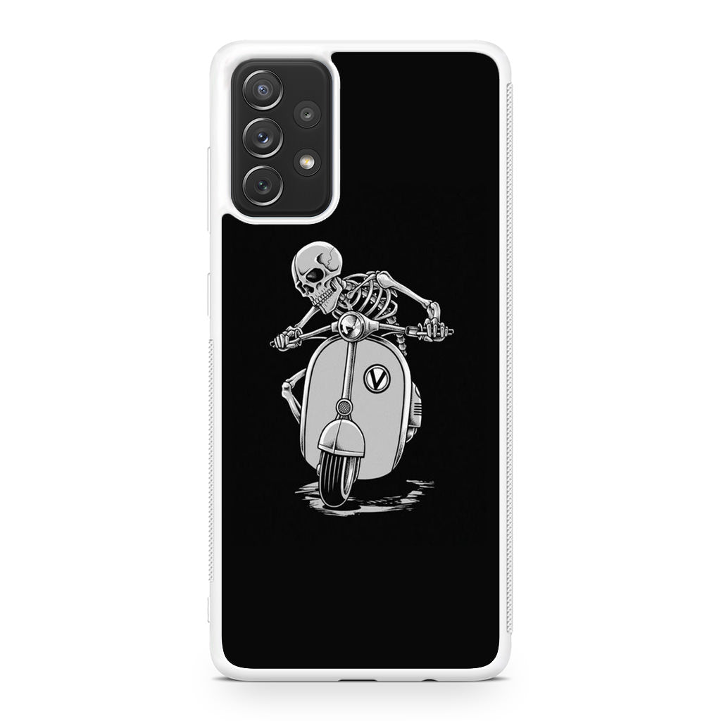 Skeleton Rides Scooter Galaxy A23 5G Case
