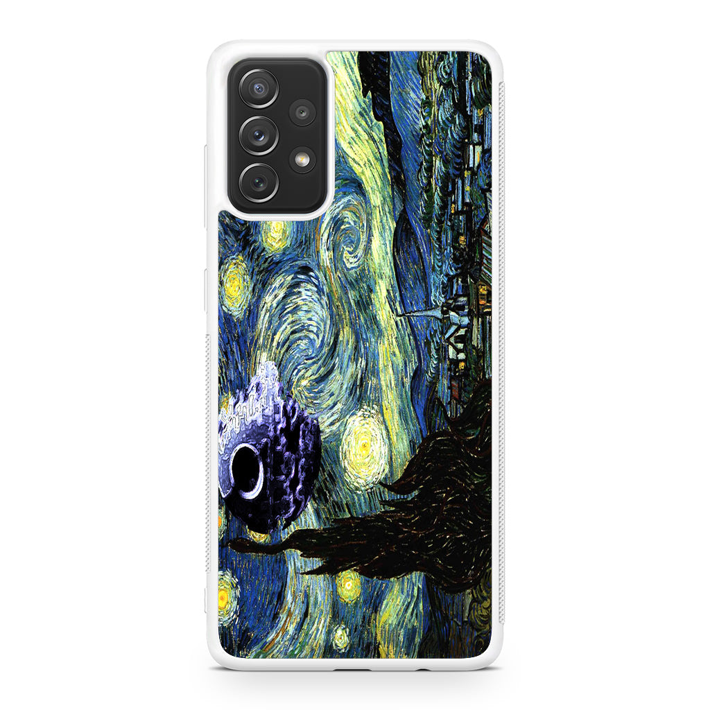 Skellington on a Starry Night Galaxy A32 / A52 / A72 Case