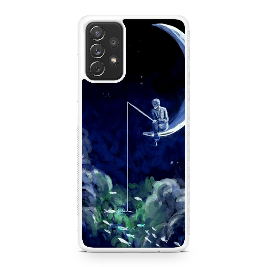 Tardis Walking To The Moon Galaxy A23 5G Case
