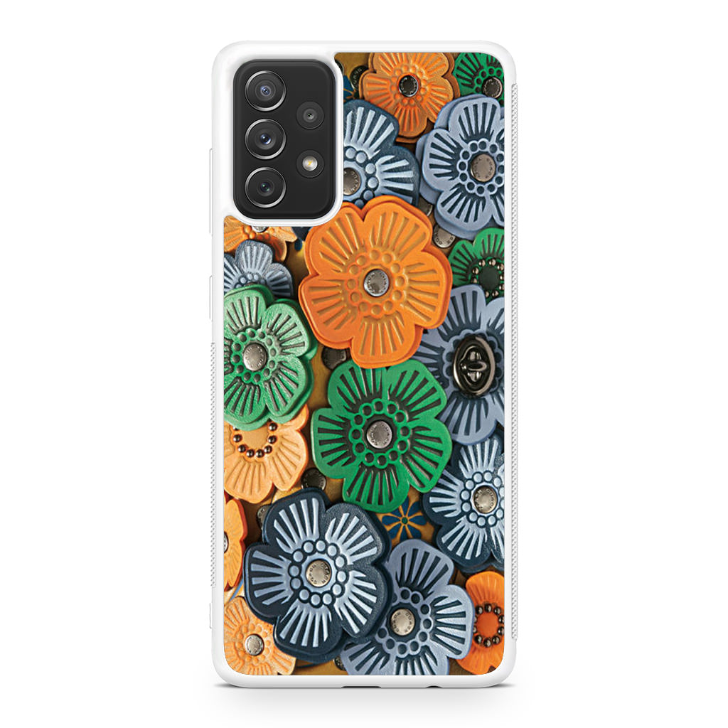 Tea Rose Applique Galaxy A23 5G Case