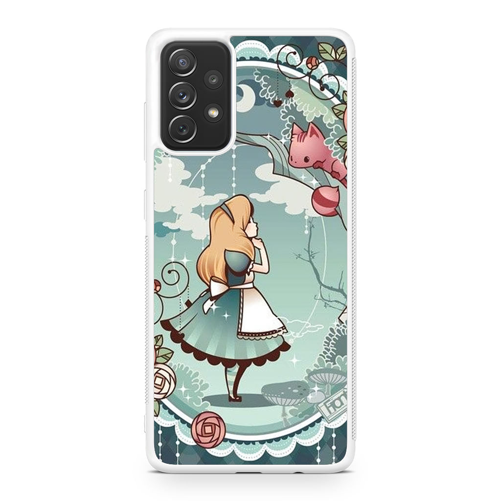 Alice And Cheshire Cat Poster Galaxy A32 / A52 / A72 Case