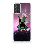 Creeper Glass Broken Violet Galaxy A23 5G Case