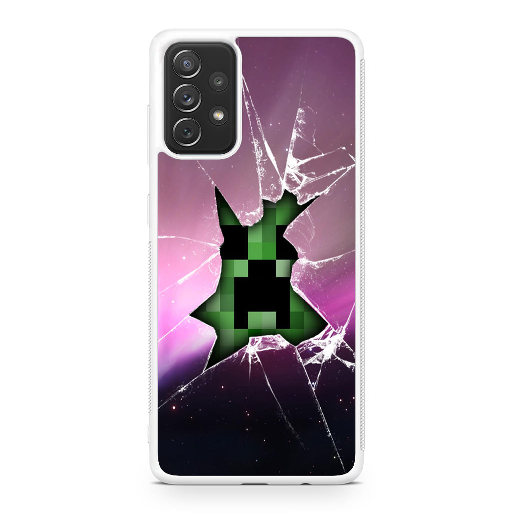 Creeper Glass Broken Violet Galaxy A23 5G Case