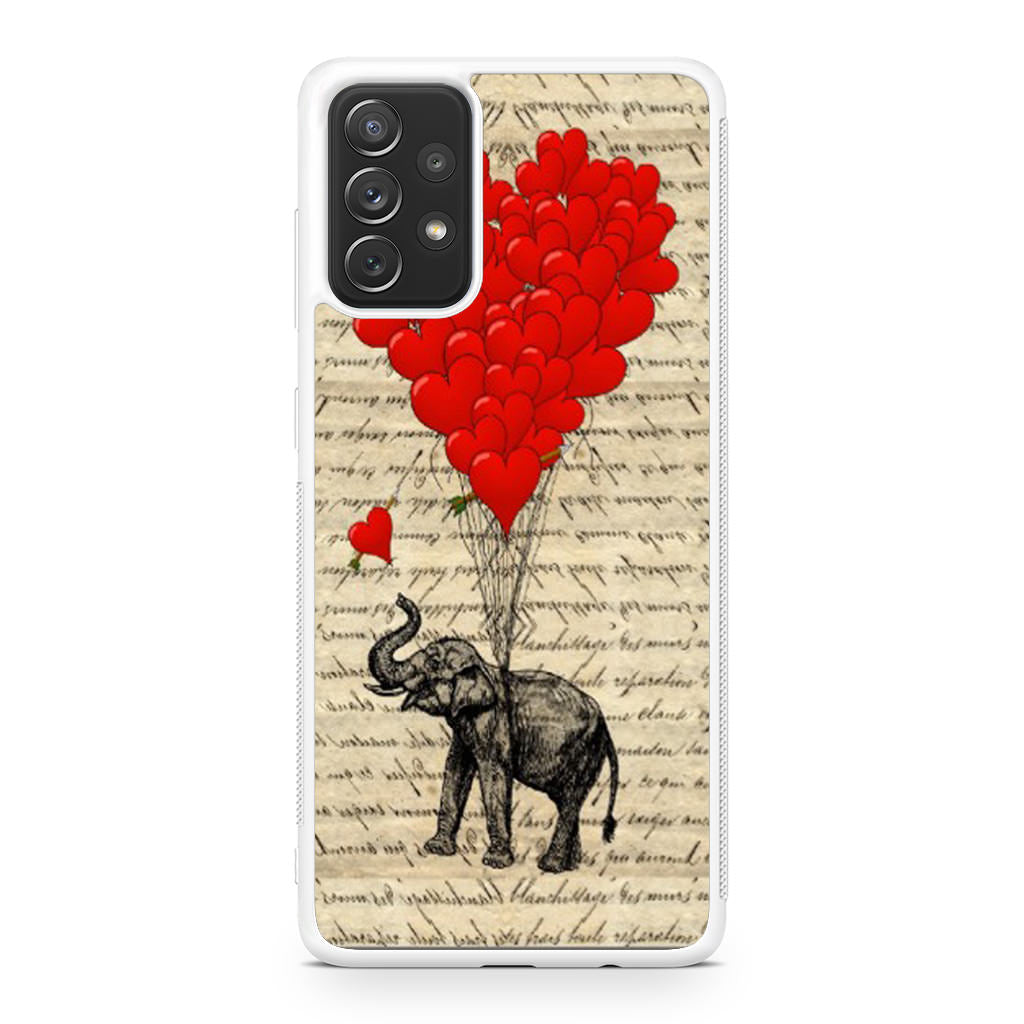 Elephant And Heart Galaxy A32 / A52 / A72 Case